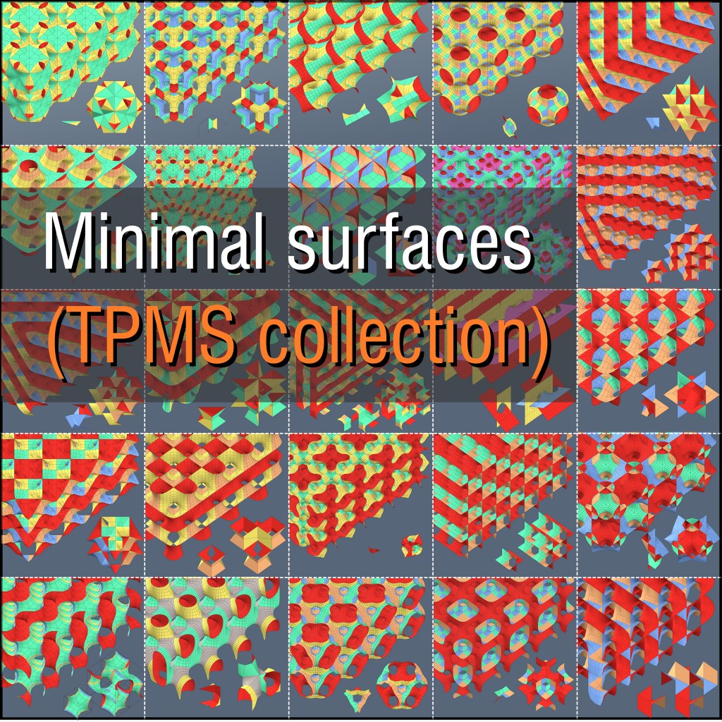 MINIMAL SURFACES (TPMS collection) preview image 1